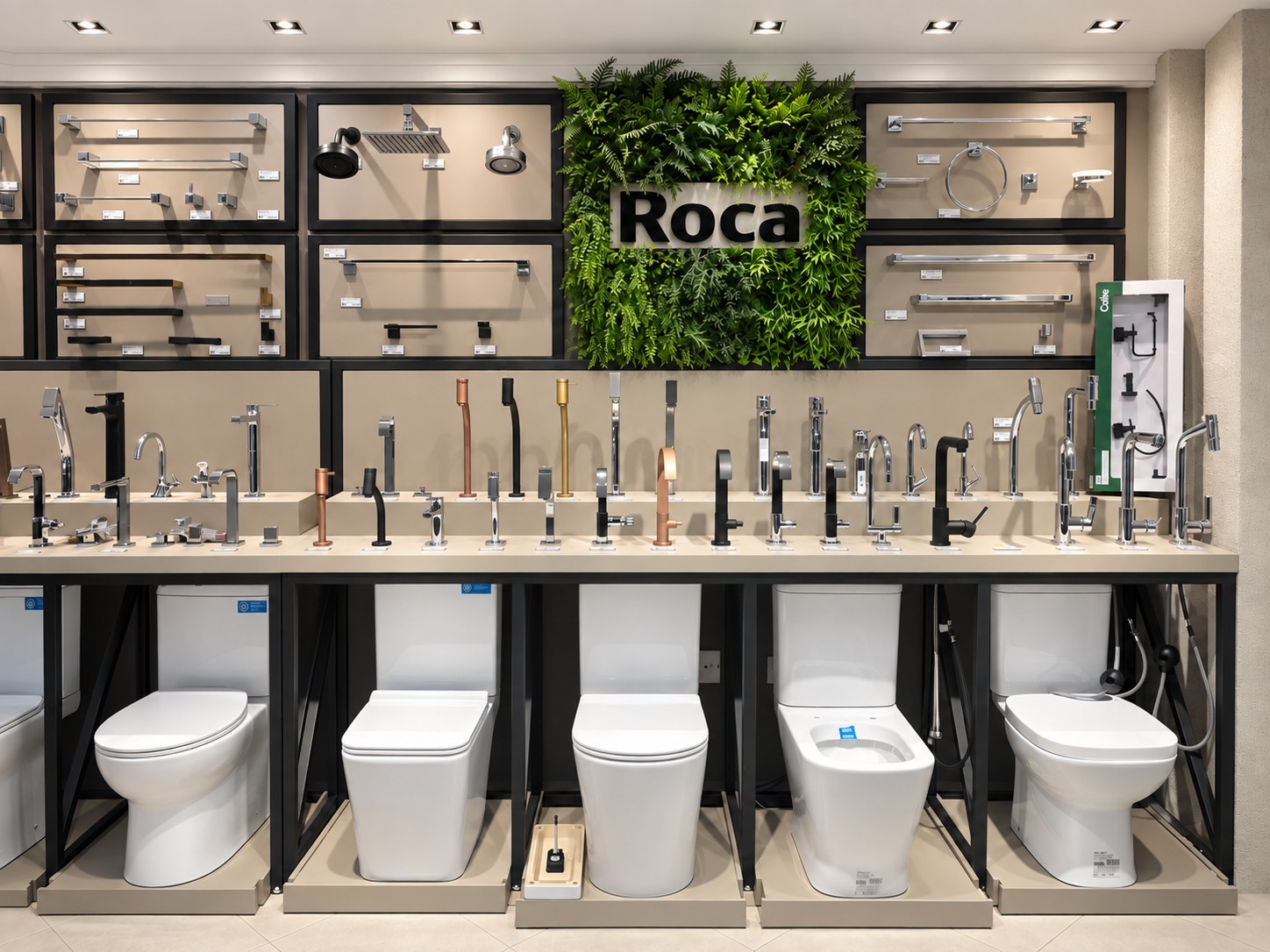 Vitrine expositor Roca