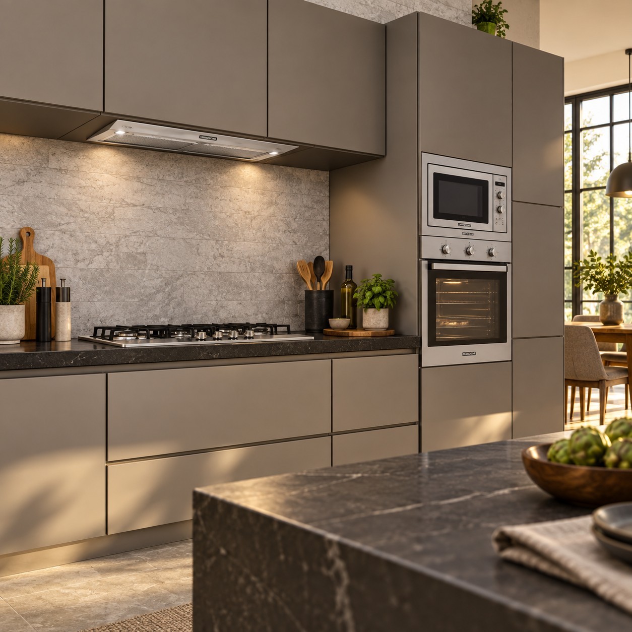 Cooktop e forno embutido Tramontina