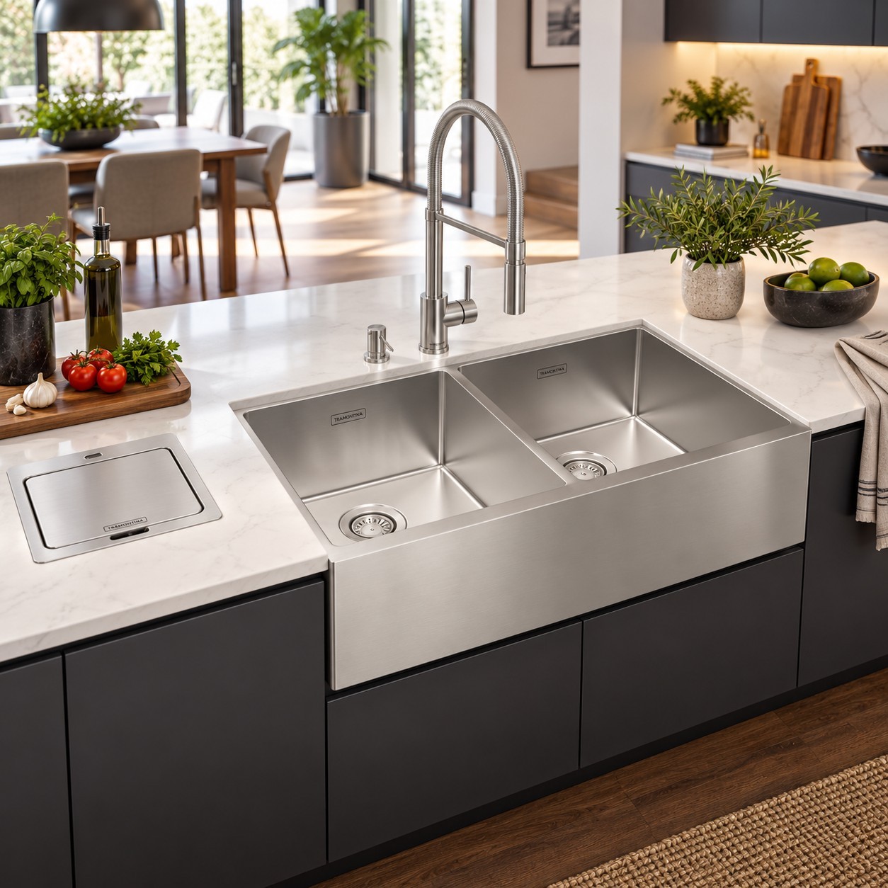 Pia inox Tramontina
